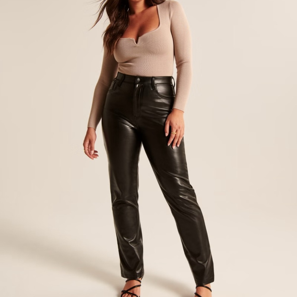 Abercrombie Vegan Leather Pants